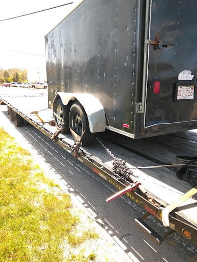 Transporting a 1997 Enclosed Trailer | Heavy Equipment Transport