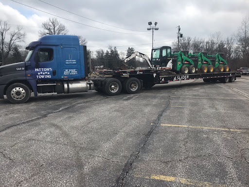 hauling Bobcat 324 excavator and 3 S175 skid steer loaders