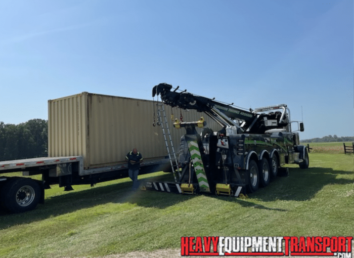 How to Load Containers on a Trailer