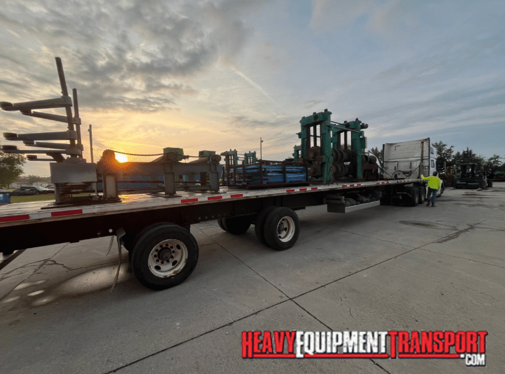 transporting manufacturing equipment