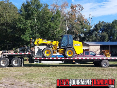 Shipping a JCB tm320 articulated telescopic handler w bucket and forks.