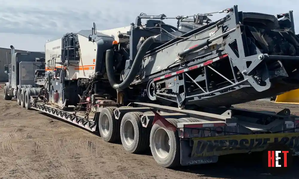 Construction equipment transport