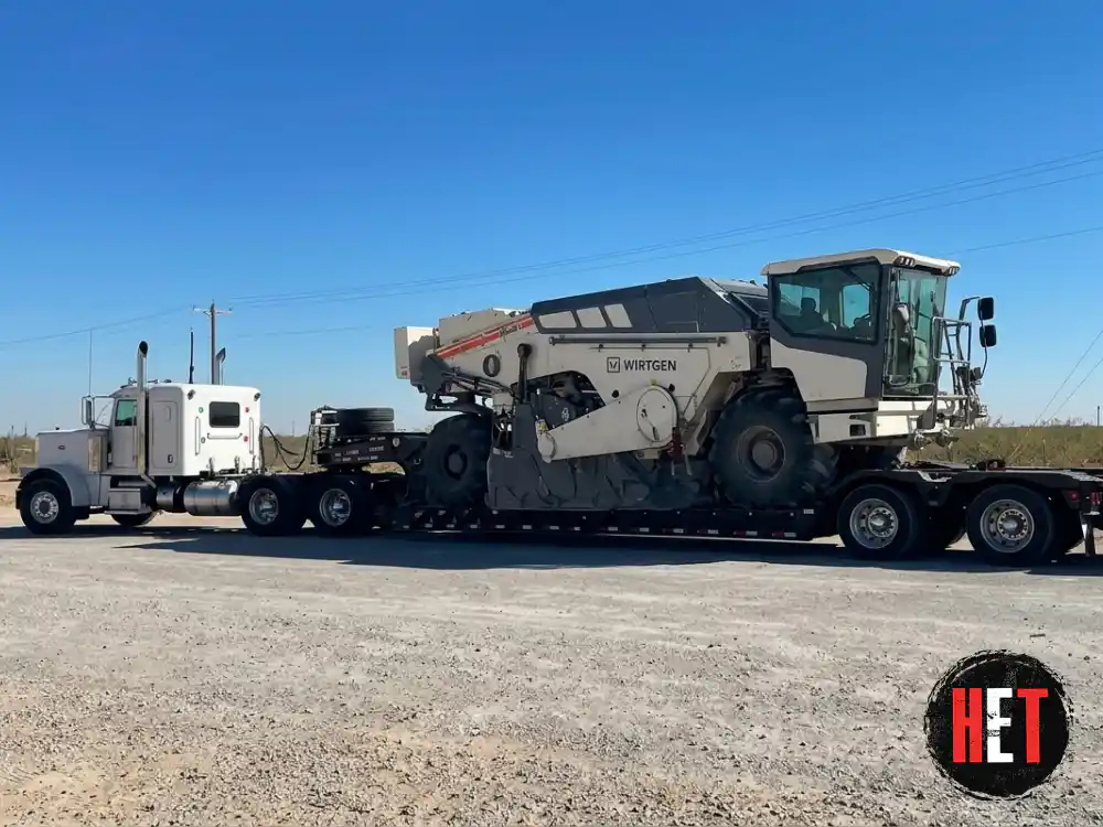 Shipping a Wirtgen WR250L soil stabilizer
