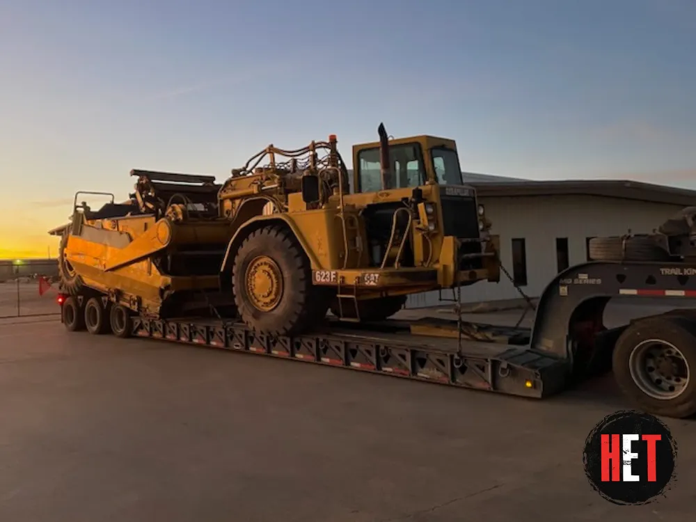 Shipping a CAT 623E scraper
