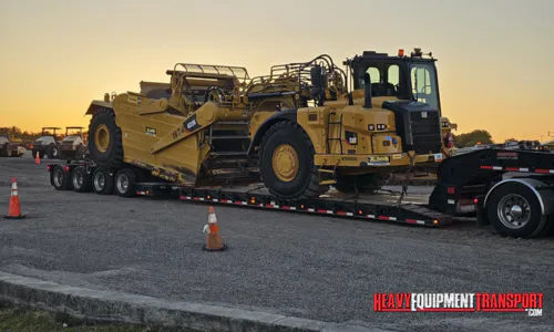 Scraper equipment shipping