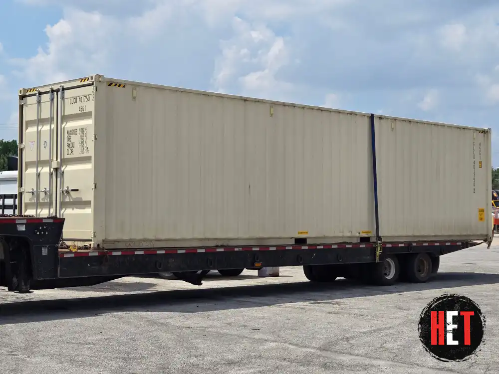 Shipping a 40ft high cube container