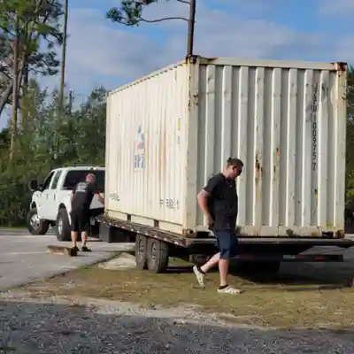 Container transport for a positive review