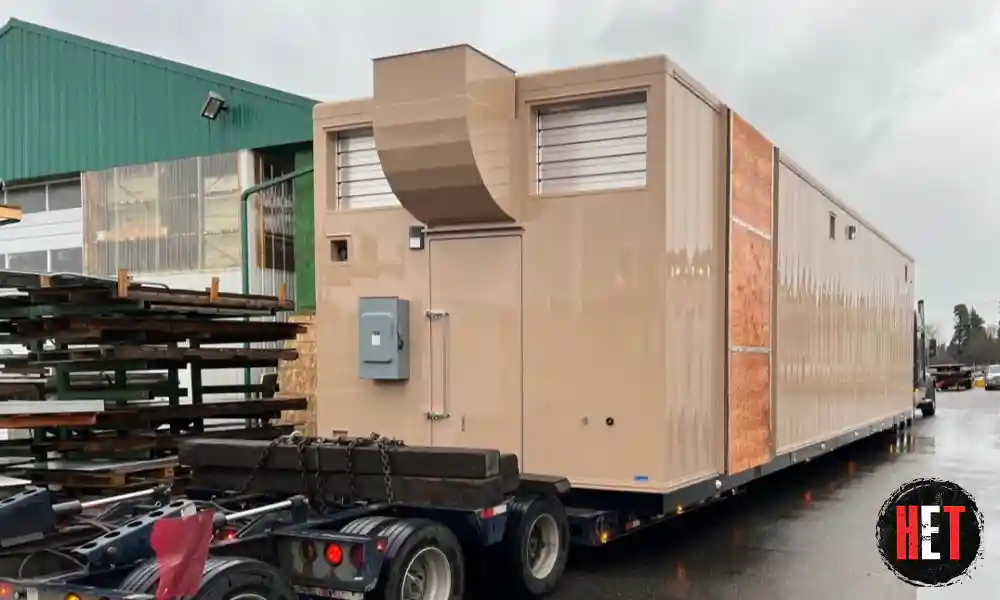 transporting a modular unit