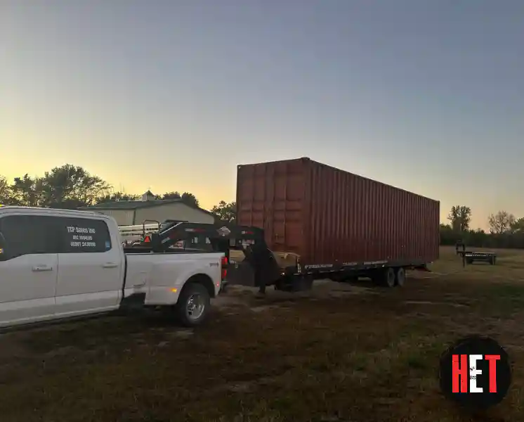 flat rack container transport