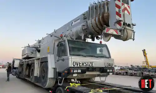 Tadano crane transport