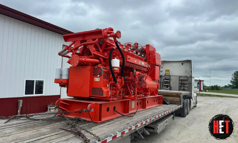 Transporting Innio Waukesha gas engine
