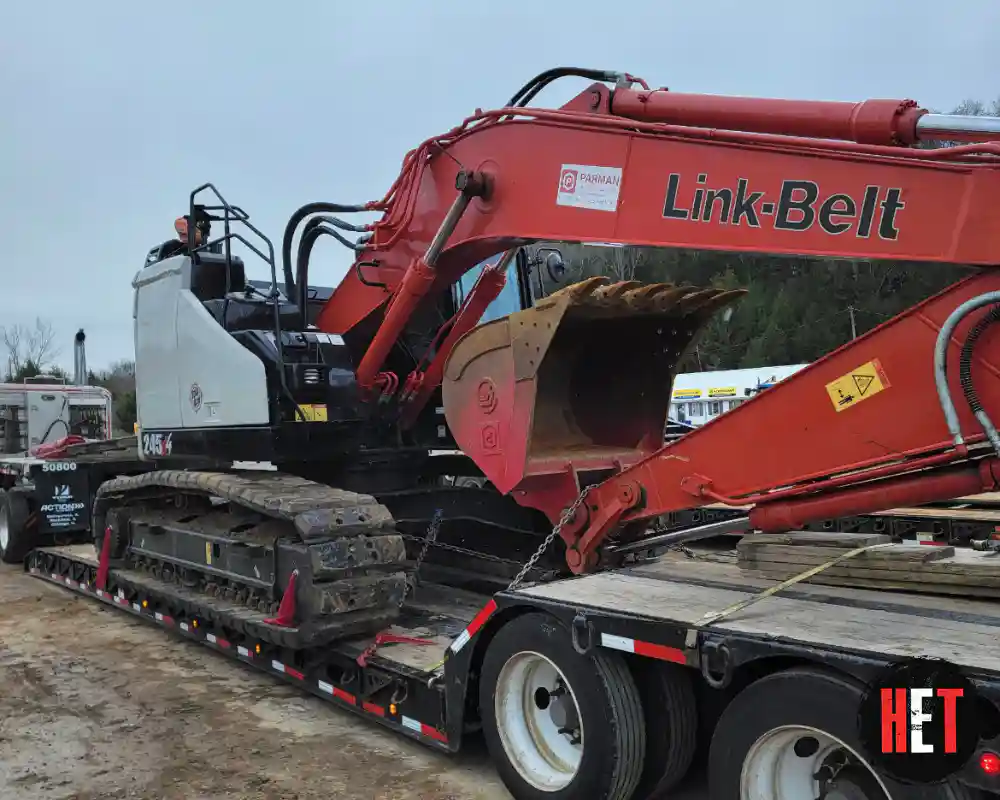 2019 Linkbelt 245 Excavator transport