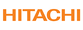 Hitachi Construction Machinery logo.