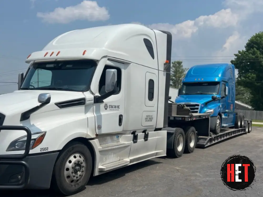 Transporting a 2019 Freightliner Cascada
