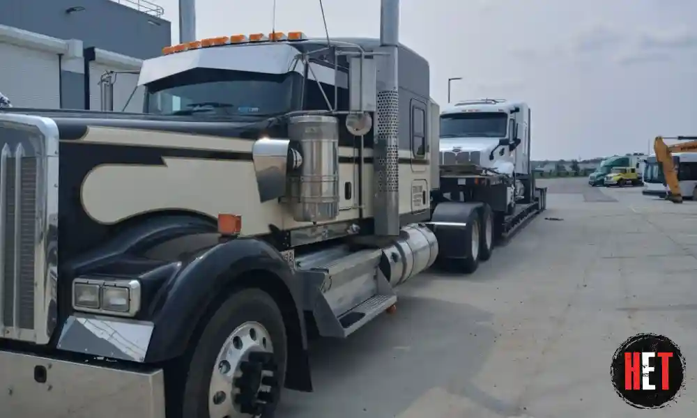 hauling heavy equipment