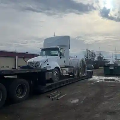 Semi truck transport for a positive review