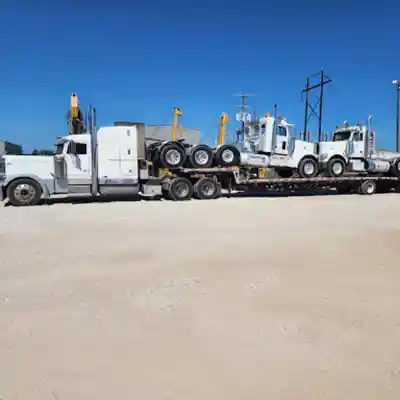 Semi truck transport for a positive review