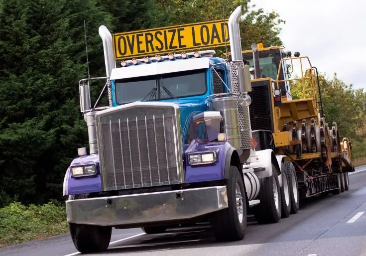 Transporting an oversized load