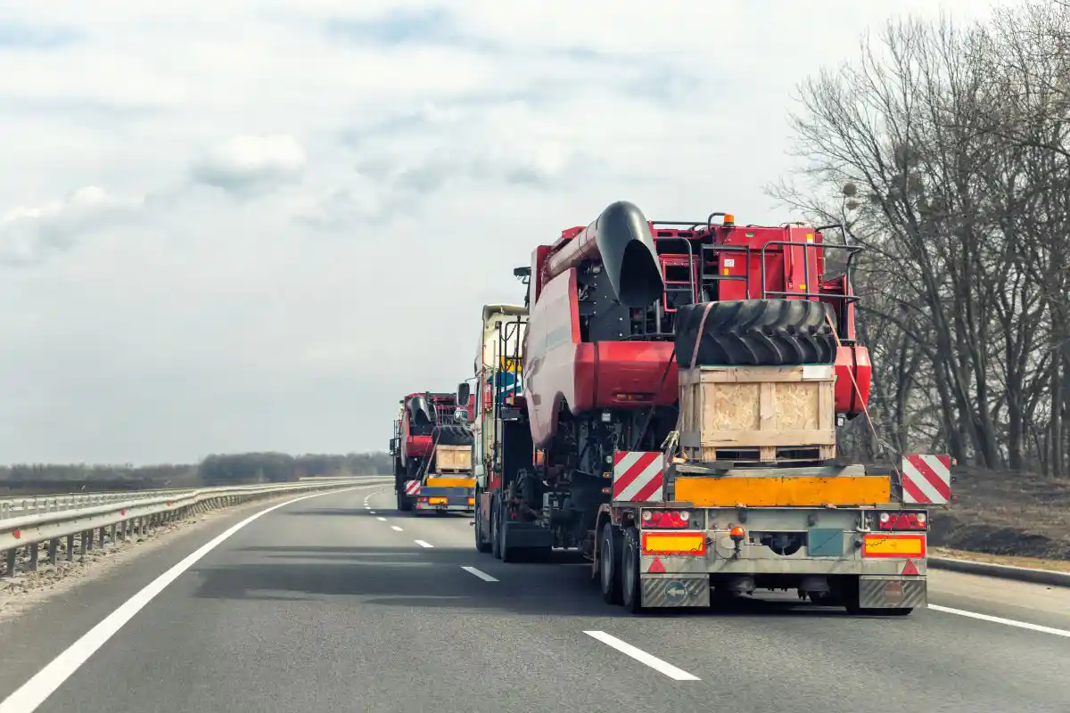 Semi truck transport