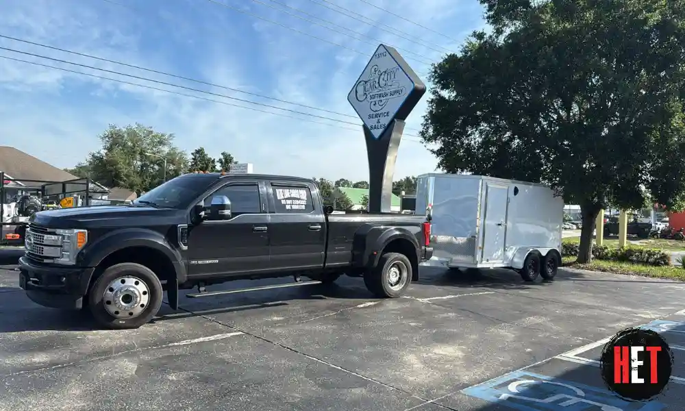 Transporting a enclosed 6x12 tandem axle trailer