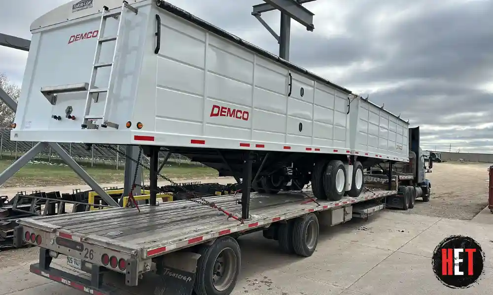 Grain trailer transport