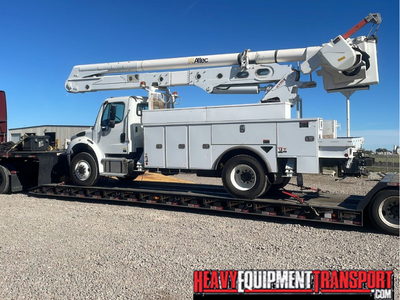 Shipping a 2010 freightliner bucket truck.