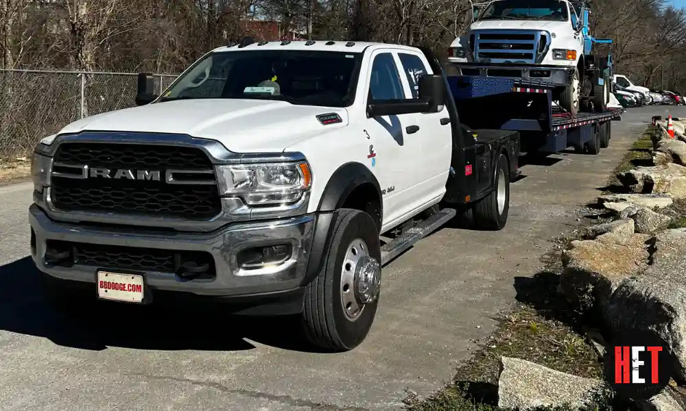 Transporting a 2018 JD 844k wheel loader