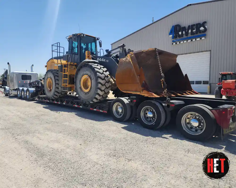 Recent transport of a 2017 John Deere 844K wheel loader